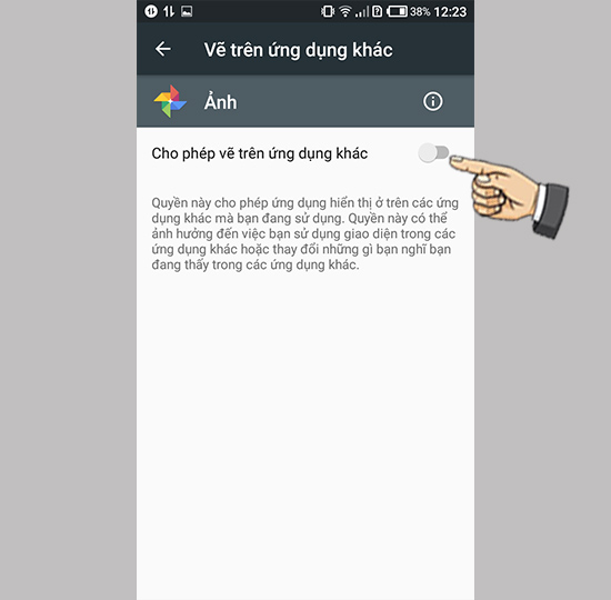 Tắt ứng dụng